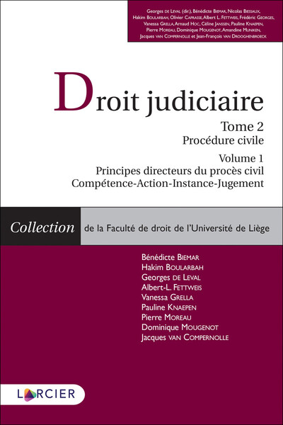 Picture of Droit Judiciaire Procédure civile - V1 - Tome 2