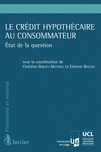 Picture of Le crédit hypothécaire au consommateur