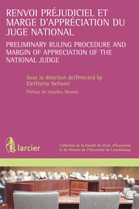 Image de Renvoi préjudiciel et marge d'appréciation du juge national - Preliminary ruling procedure and margin of appreciat.of...