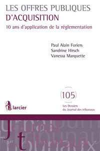 Picture of Les offres publiques d'acquisition