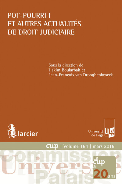 Image de Pot-pourri I et autres actualités de droit judiciaire