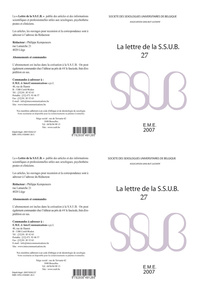 Image de Lettre de la S.S.U.B. 27