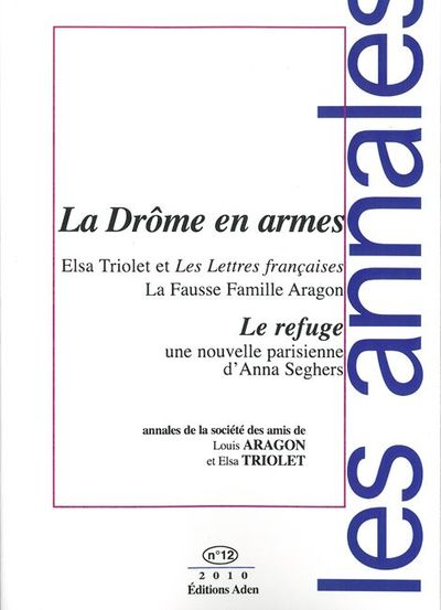 Image de Annales des amis de Louis Aragon