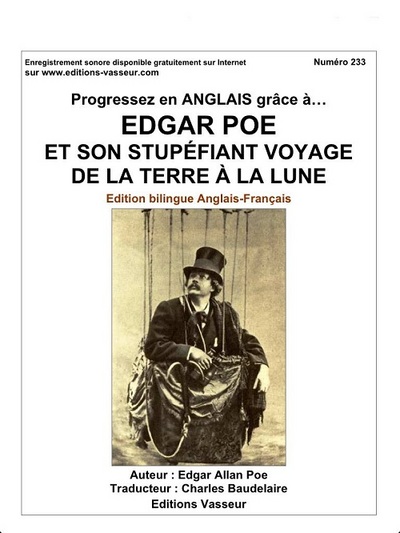 Image de Progressez en anglais grâce à Edgar Poe et son stupéfiant voyage de la Terre à la Lune