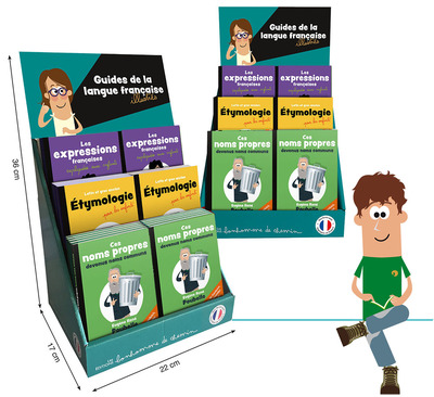 Image de PLV  PLEINE 30 GUIDES DE LA LANGUE FRANCAISE  (10 EX x 3 TITRES)
