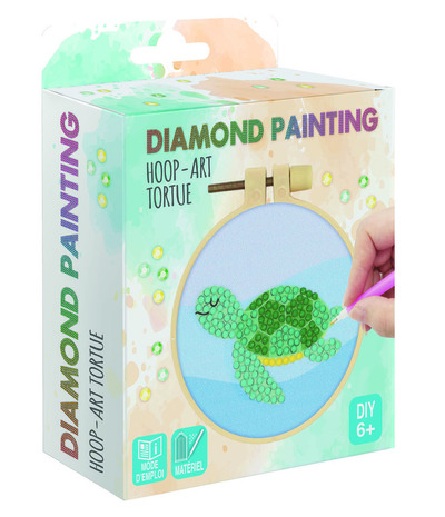 Picture of HOOP ART TORTUE DIAMOND PAINTING