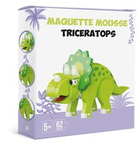 Picture of MAQUETTE MOUSSE DINOSAURE - TRICERATOPS