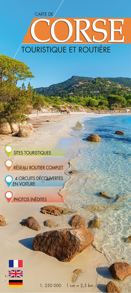 Image de CORSE CARTE TOURISTIQUE ET ROUTIERE