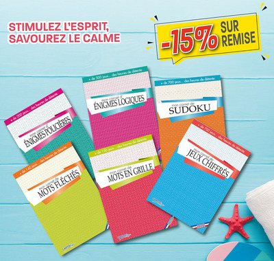 Picture of PACK 20 CARNETS DE JEUX ADULTE SUR REMISE 15%