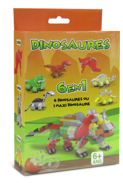 Picture of BOITE DINOSAURES A CONSTRUIRE - 6 EN 1