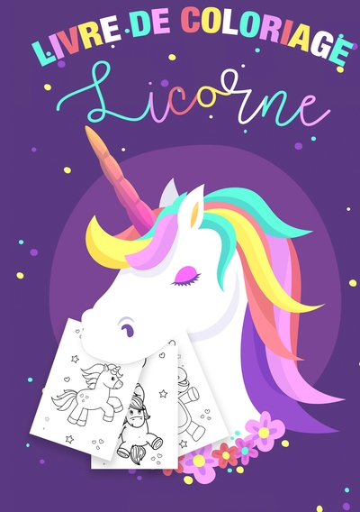 Image de Coloriage Licornes pour Enfants 3-8 ans - Livre de coloriage Licorne et cadeau fille