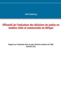 Picture of Efficacité de l'exécution des décisions de justice en matière civile et commerciale en Afrique