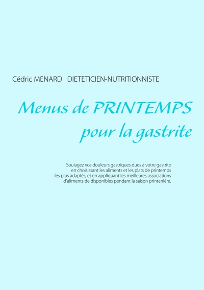 Image de Menus de printemps pour la gastrite