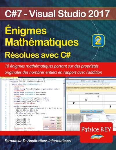 Image de Enigmes mathematiques resolues avec C# (tome 2)