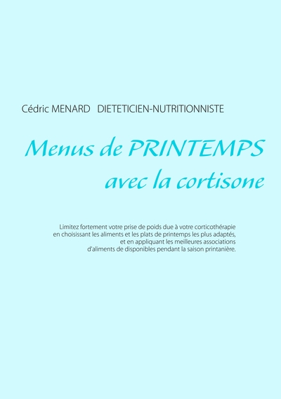 Image de Menus de printemps avec la cortisone