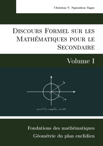 Image de Discours Formel sur les Mathématiques pour le Secondaire (Volume I)