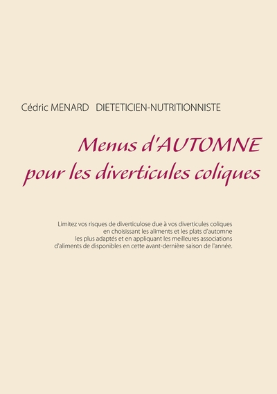 Image de Menus d'automne pour les diverticules coliques