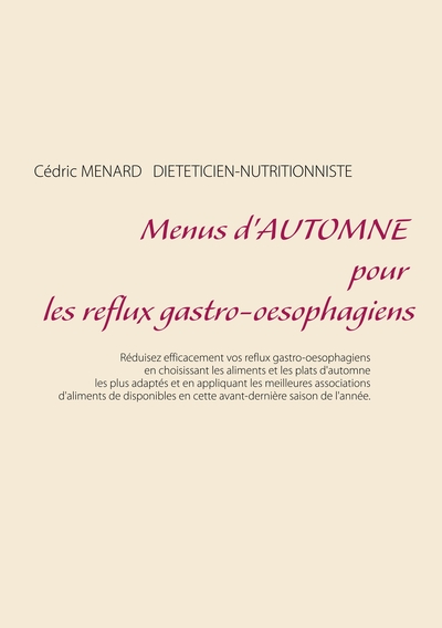 Image de Menus d'automne pour les reflux gastro-oesophagiens