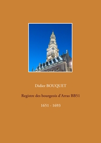 Picture of Registre des bourgeois d'Arras BB51 - 1651-1693