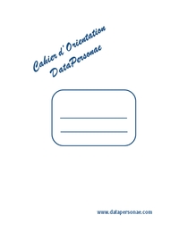 Picture of Cahier d'Orientation DataPersonae