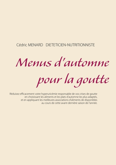 Image de Menus d'automne pour la goutte
