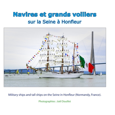 Picture of Navires et grands voiliers sur la Seine à Honfleur