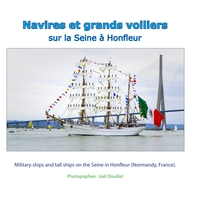 Picture of Navires et grands voiliers sur la Seine à Honfleur