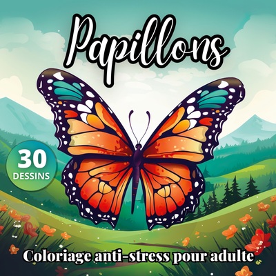 Image de Papillons livre de coloriage anti-stress pour adulte