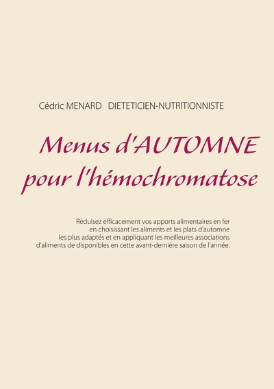 Image de Menus d'automne pour l'hémochromatose
