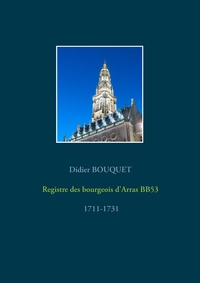 Picture of Registre des bourgeois d'Arras BB53 - 1711-1731