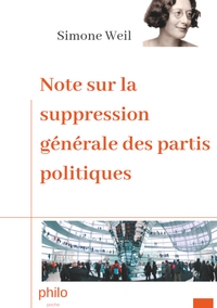 Picture of Note sur la suppression générale des partis politiques