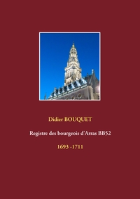 Picture of Registre des bourgeois d'Arras BB52 - 1693-1711