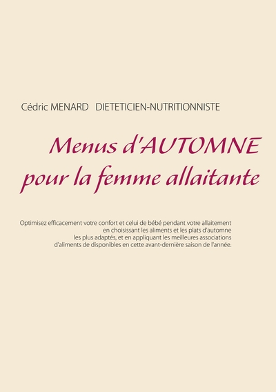 Image de Menus d'automne pour la femme allaitante