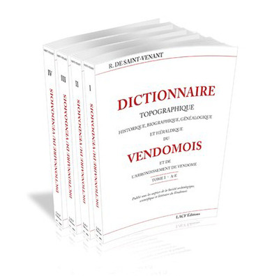 Image de Dictionnaire Vendômois Tomes 1 à 4