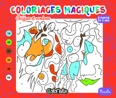 Picture of Coloriages magiques - Chiffres et nombres