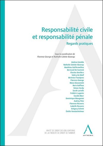 Picture of Responsabilité civile et responsabilité pénale
