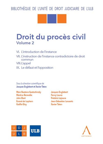 Picture of DROIT DU PROCES CIVIL-VOL 2