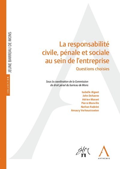 Picture of La responsabilité civile, pénale et sociale au sein de l'entreprise