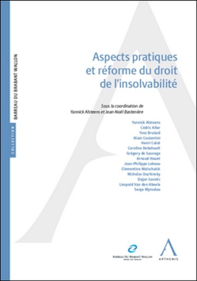 Picture of Aspects pratiques et réforme du droit de l'insolvabilité