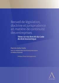 Picture of Recueil de législation, doctrine et jurisprudence en matière de continuité des entreprises