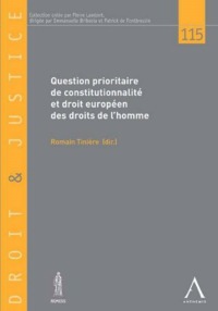Picture of QUESTION PRIORITAIRE DE CONSTITUTIONNALITÉ ET DROIT EUROPÉEN DES DROITS DE L'HOM
