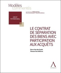Image de Le contrat de séparation des biens avec participation aux acquêts