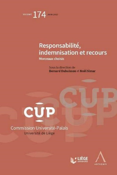 Picture of RESPONSABILITE, INDEMNISATION ET RECOURS