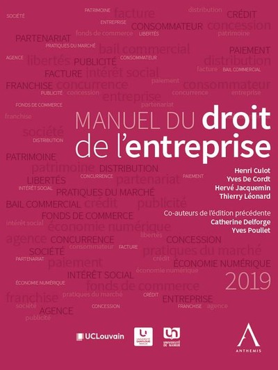 Image de Manuel du droit de l'entreprise, 4ème édition