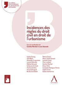 Picture of Incidences des règles du droit civil en droit de l'urbanisme