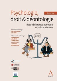 Image de Psychologie, droit & déontologie