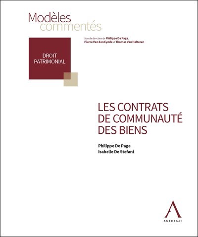Image de Les contrats de communauté des biens