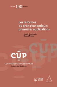 Picture of LES REFORMES DU DROIT ECONOMIQUE : PREMIERES APPLICATIONS