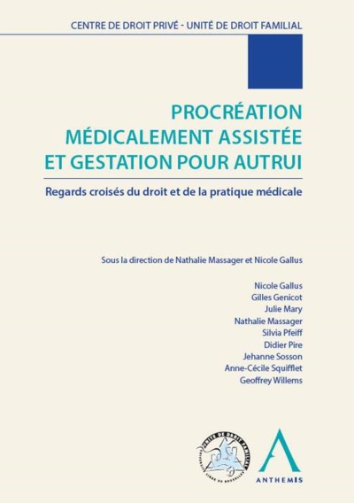 Picture of PROCREATION MEDICALEMENT ASSISTEE ET GESTATION POUR AUTRUI
