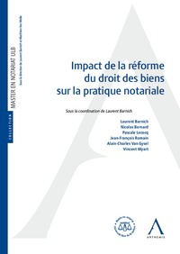 Picture of Impact de la réforme du droit des biens sur la pratique notariale